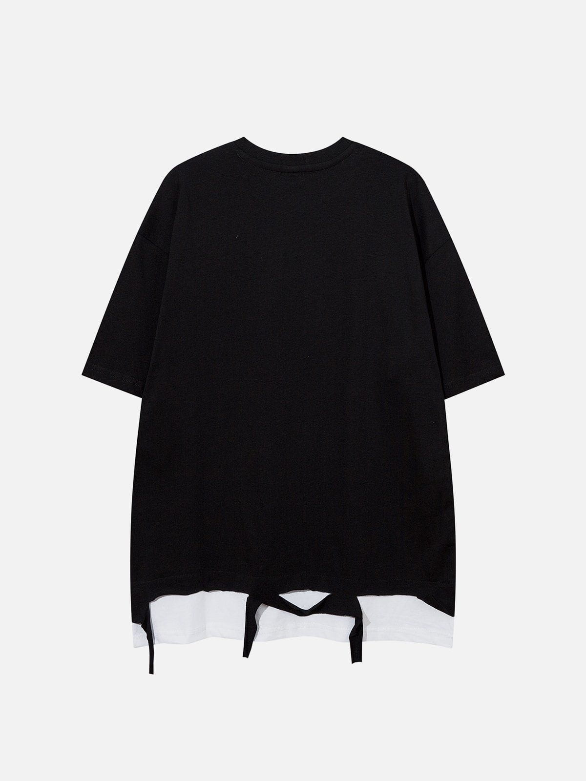 Gefälschtes T-Shirt mit zwei Löchern 