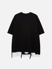 Zweiteiliges T-Shirt im Faux-Look 