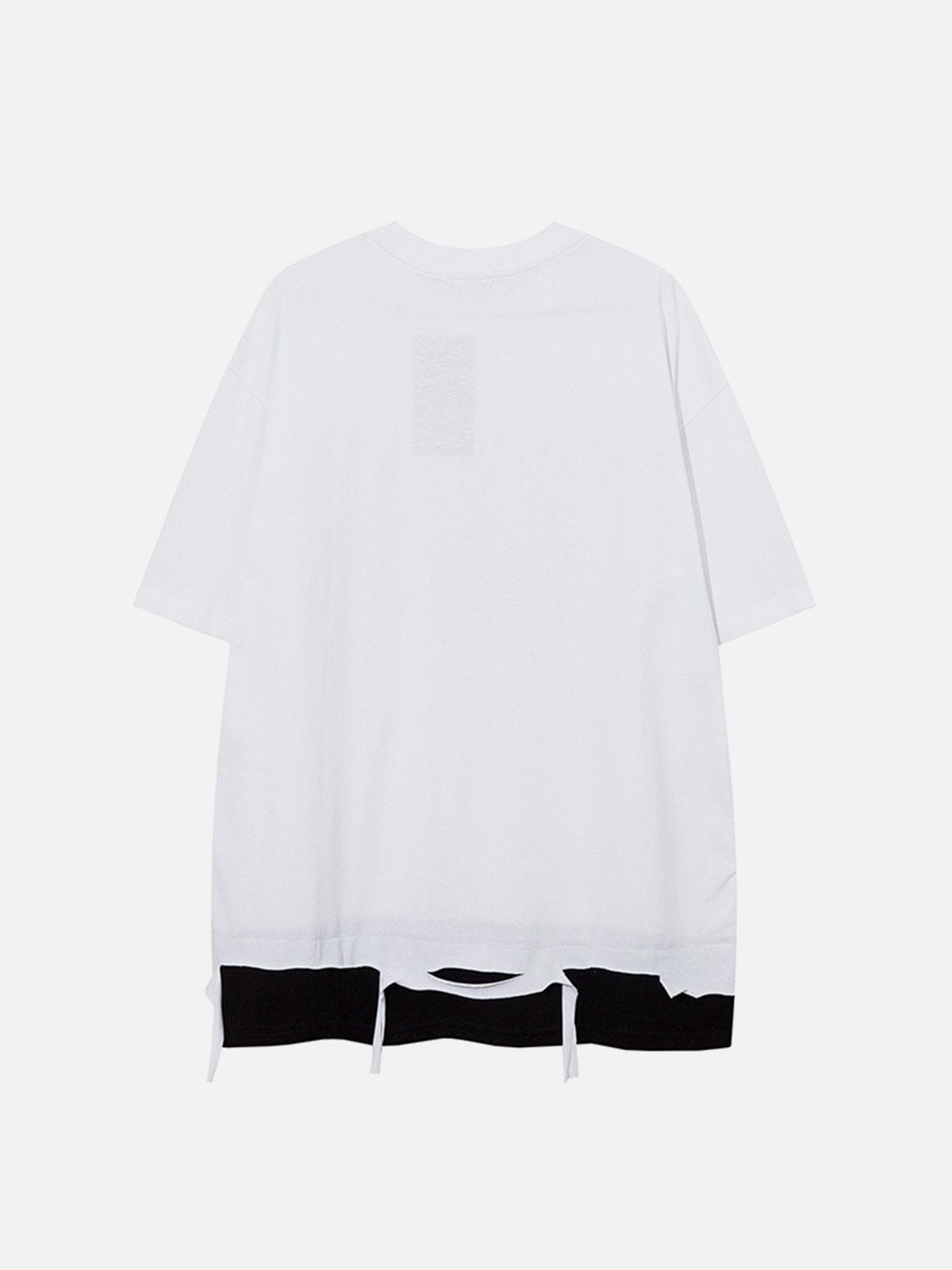Zweiteiliges T-Shirt im Faux-Look 