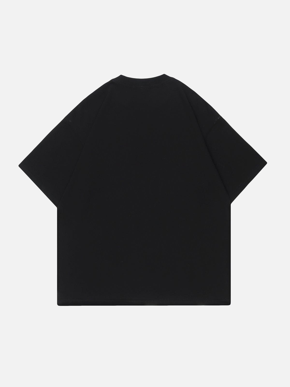 T-Shirt mit Feuer-Grafik 