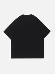 T-Shirt mit Feuer-Grafik 