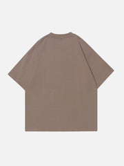 T-Shirt mit Feuer-Grafik 
