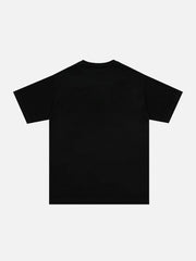 T-Shirt mit Flammenelement-Print 