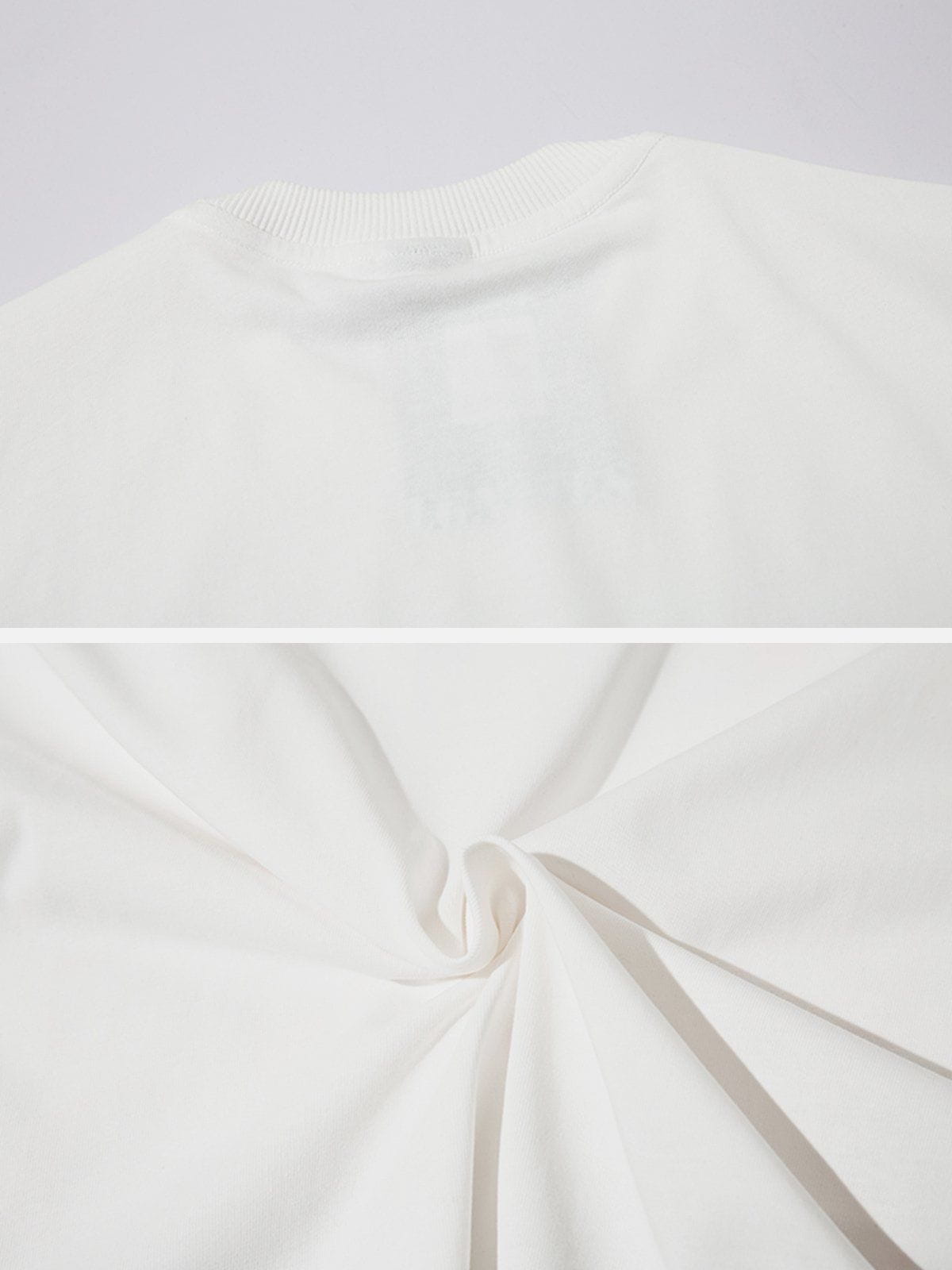 T-Shirt mit Flammenschrift-Print 