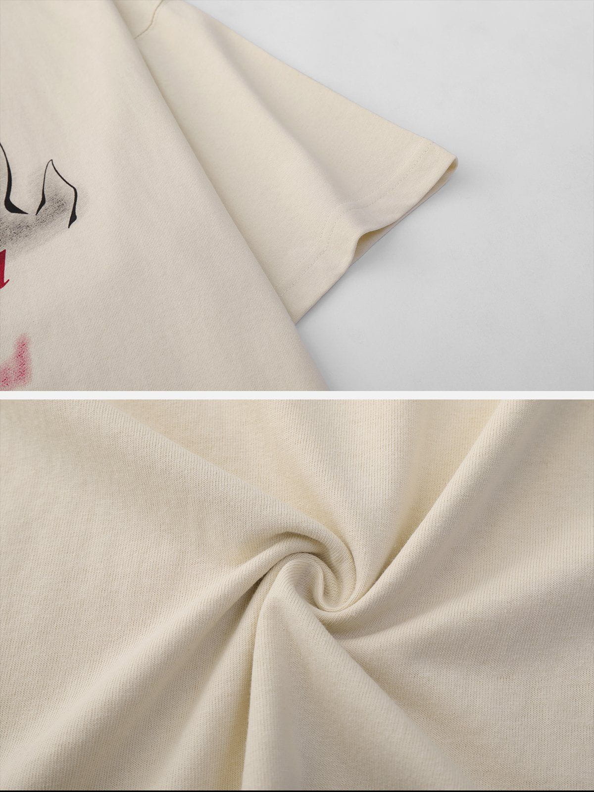 Flame Graffiti Graphic Tee