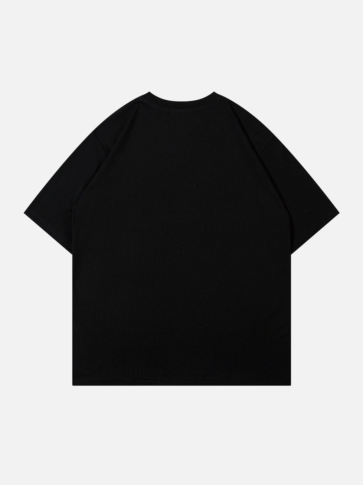 Flame Print Cotton Tee