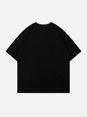 Flame Print Cotton Tee