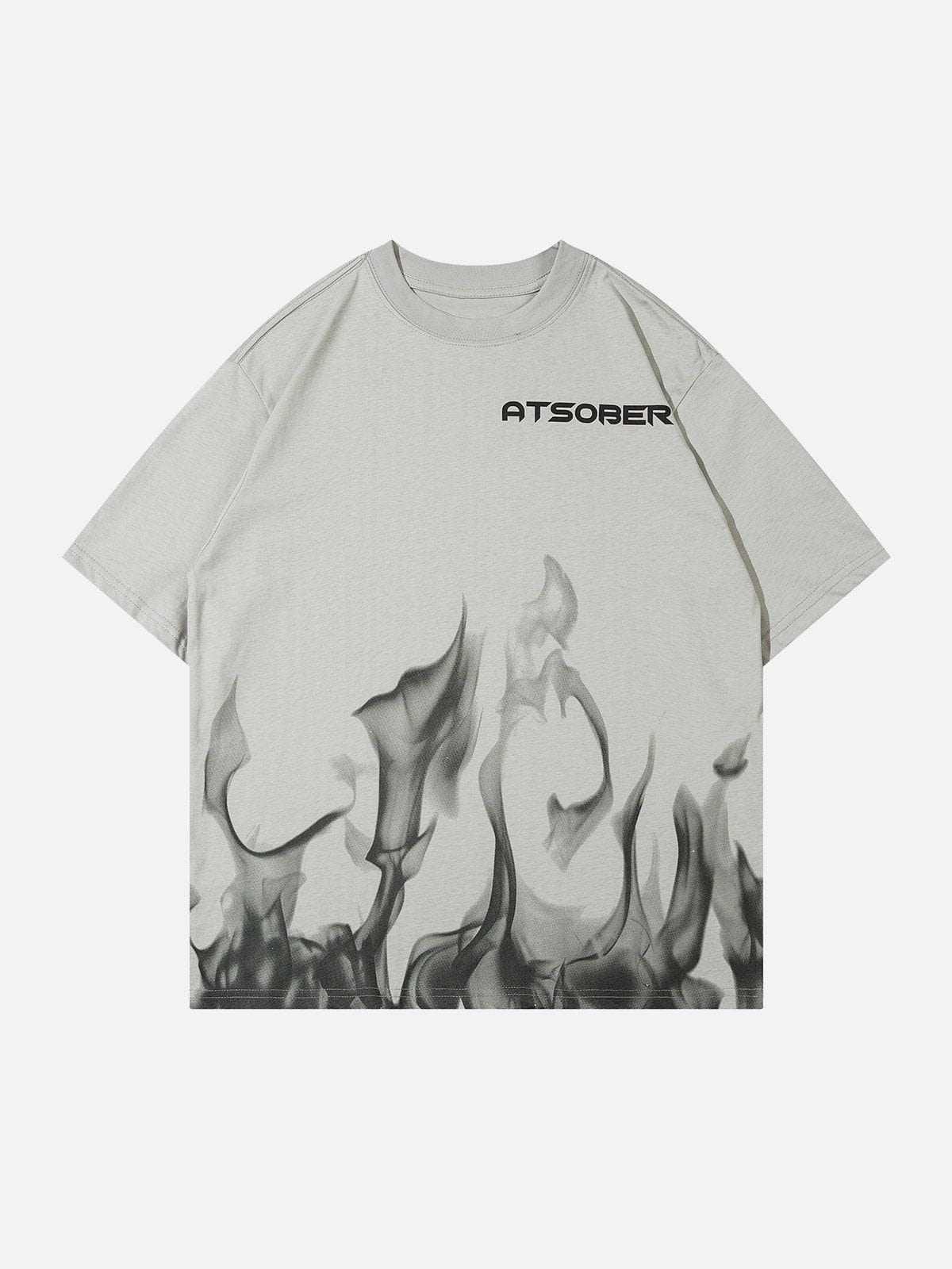 Flame Print Cotton Tee