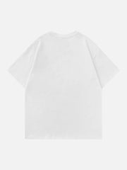 T-Shirt mit Flame Star Foam-Print 