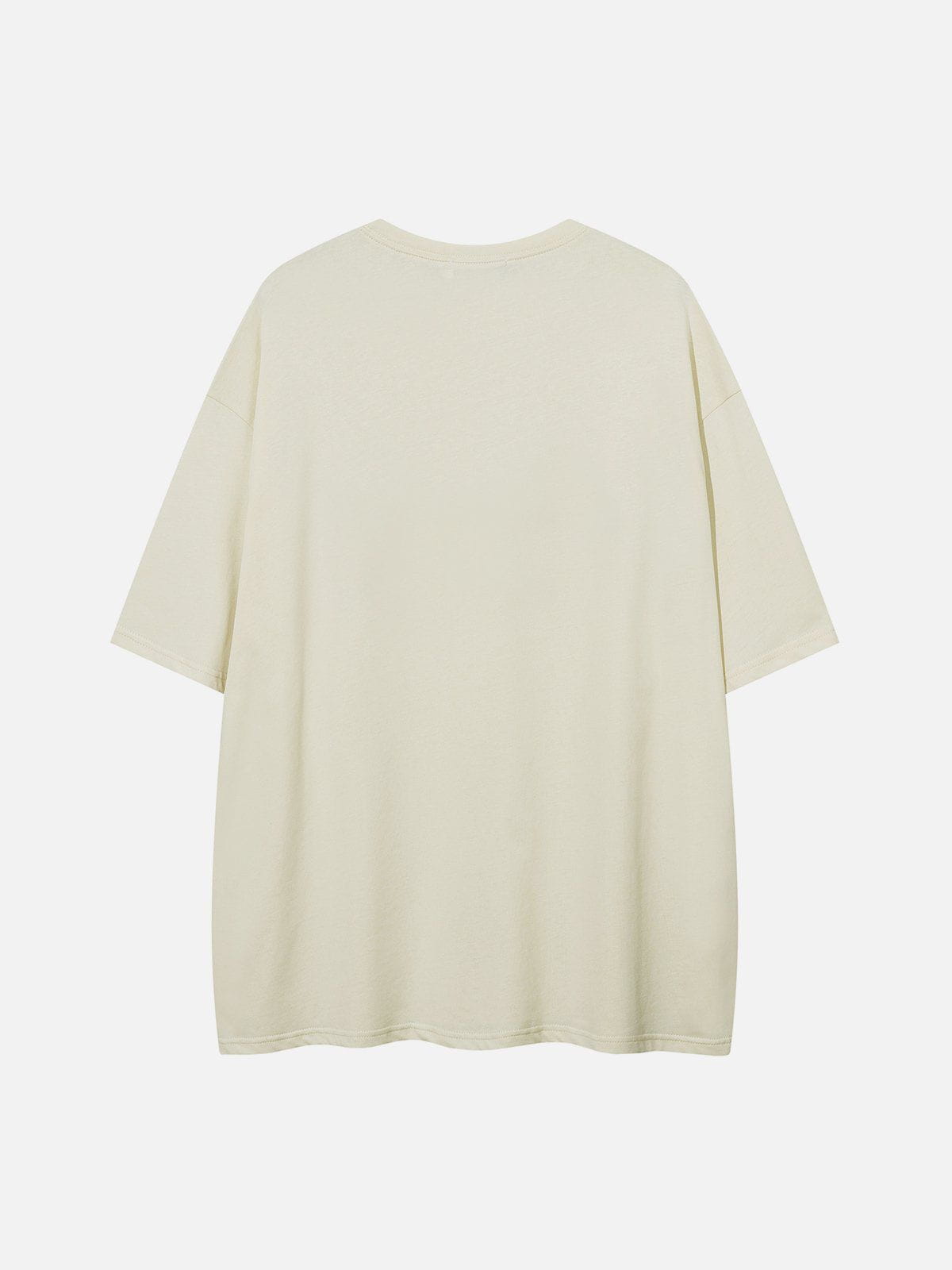T-Shirt mit flachem, besticktem Klettverschluss und hochwertigen Perlen 