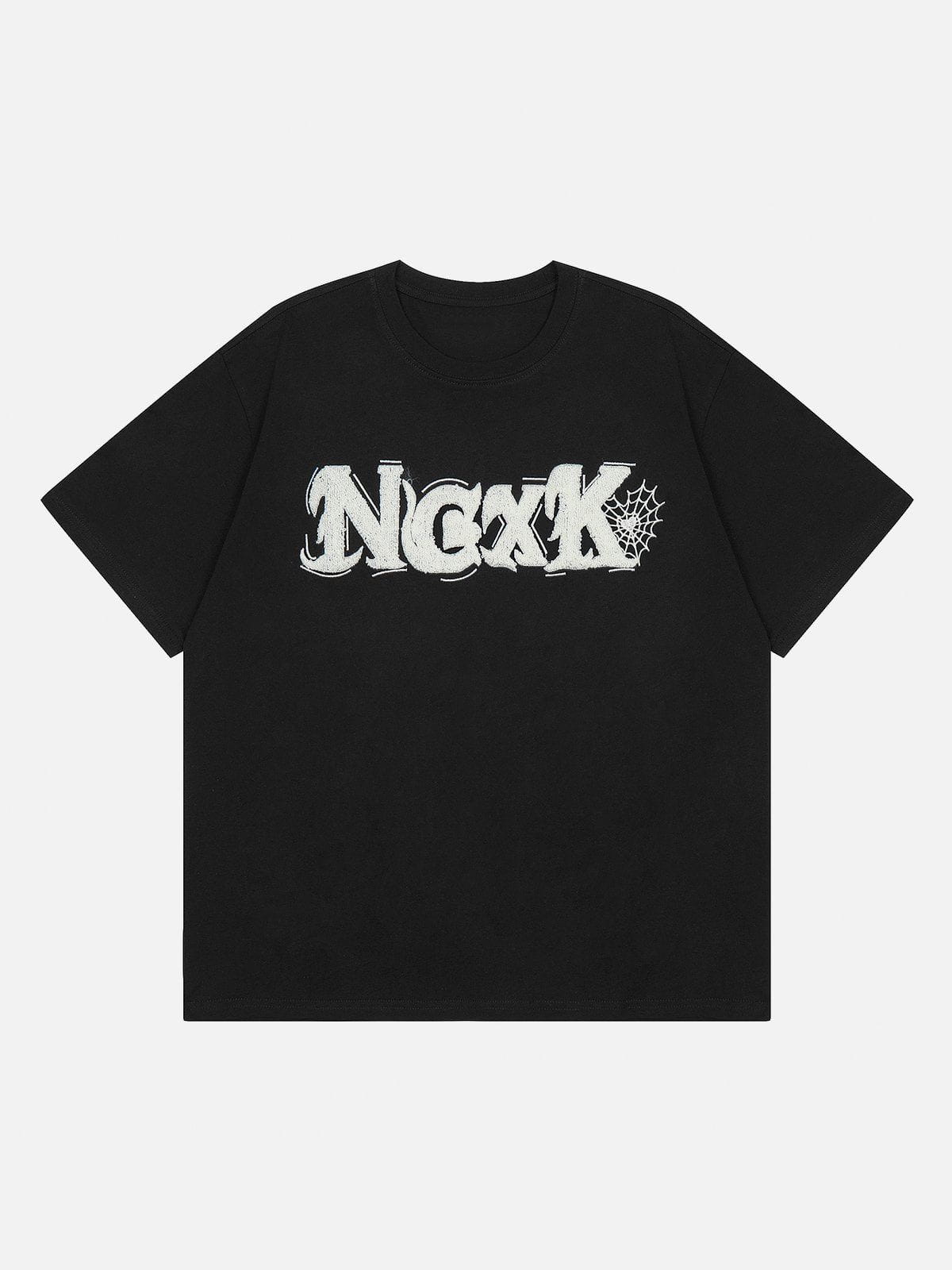 Flock Letter Tee