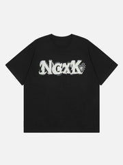 Flock Letter Tee