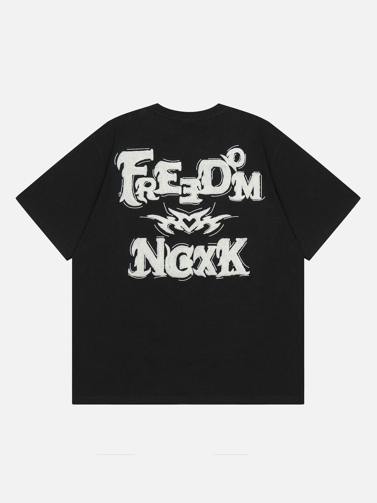Flock Letter Tee