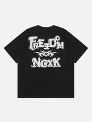 Flock Letter Tee