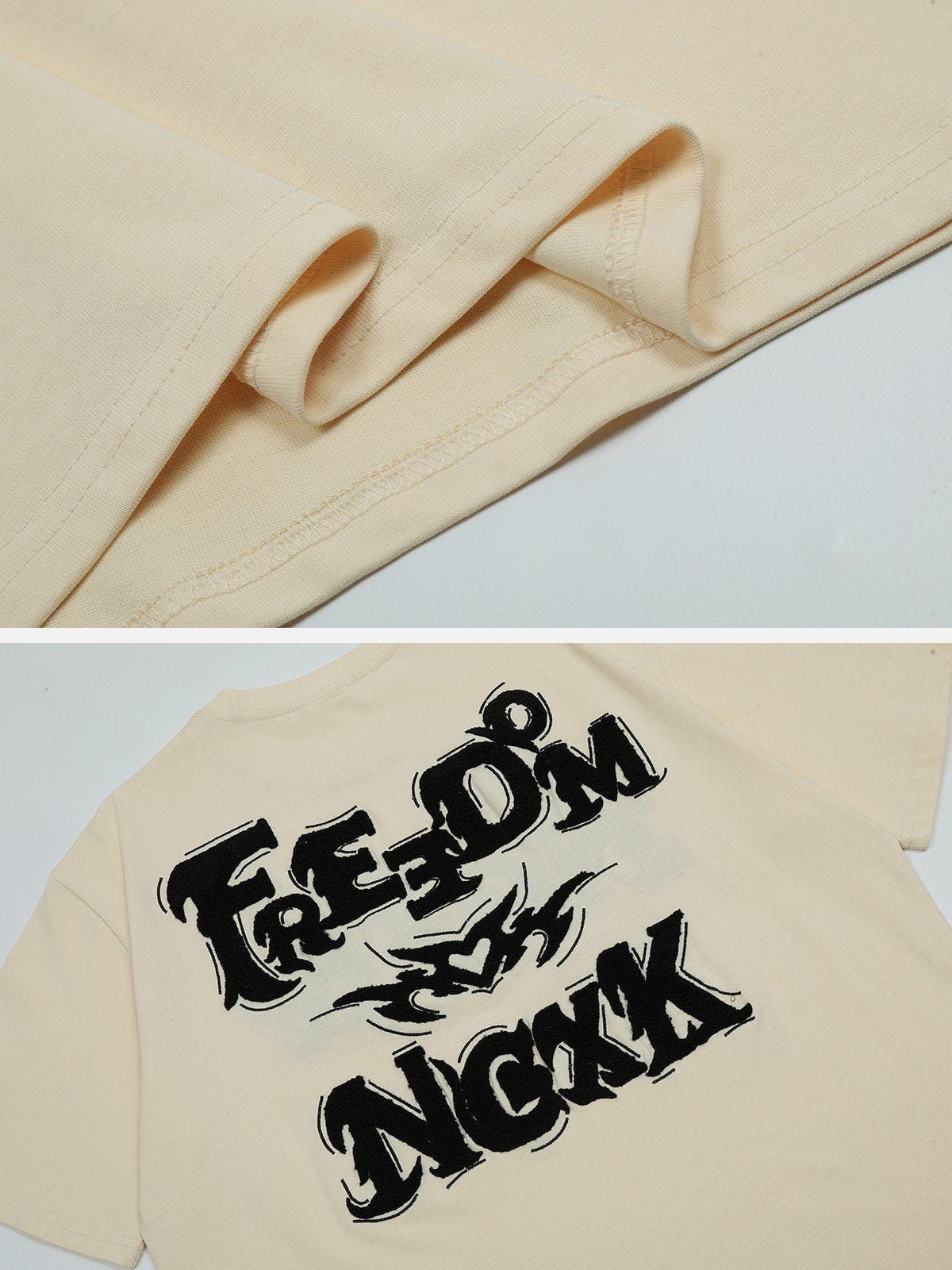 Flock Letter Tee