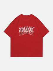 T-Shirt mit Flock Wing Bones Print 
