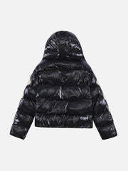 Veste en coton floquée et brodée motif squelette - 1977 