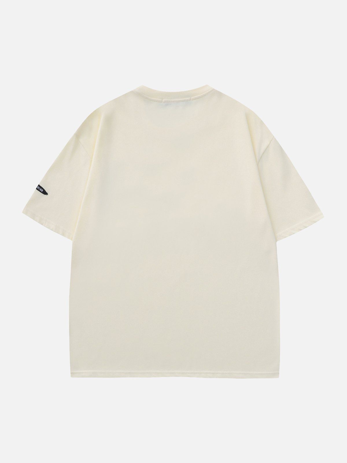 Beflockte Buchstaben Sterne T-Shirt 