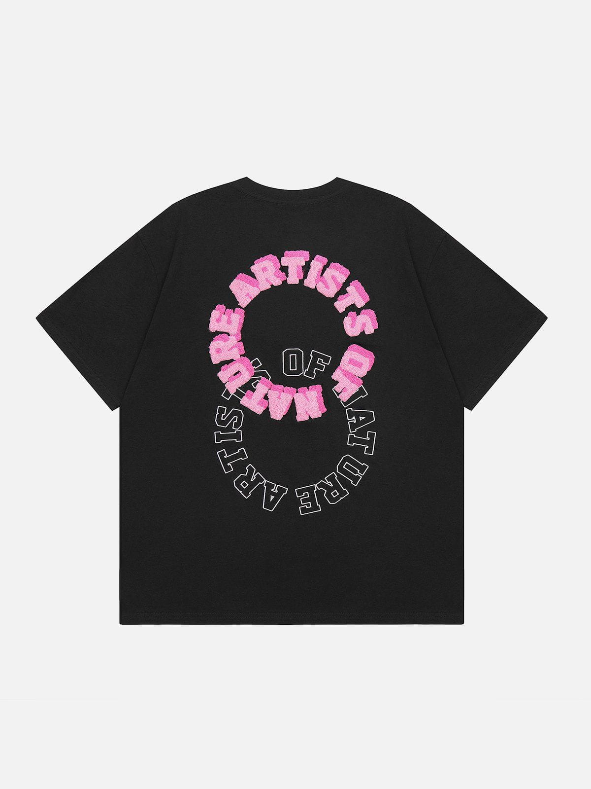 T-Shirt mit Flockdruck 
