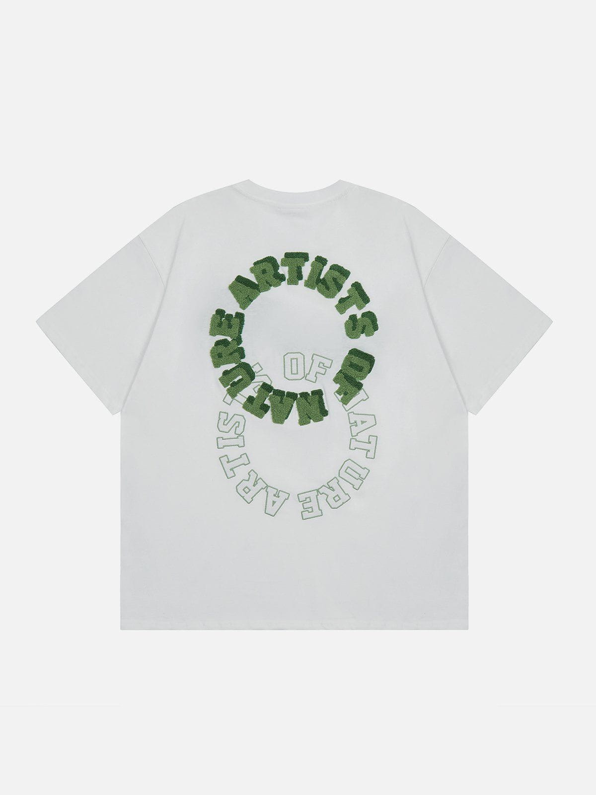 T-Shirt mit Flockdruck 