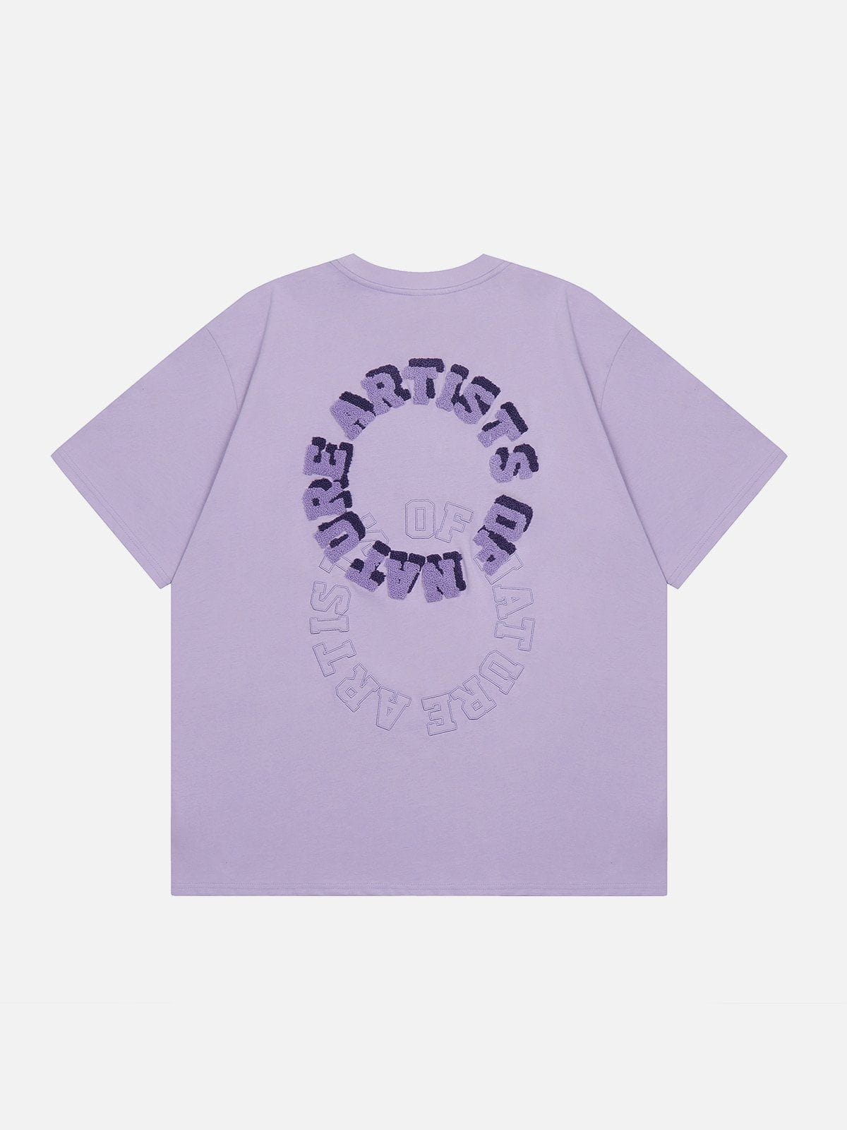 T-Shirt mit Flockdruck 
