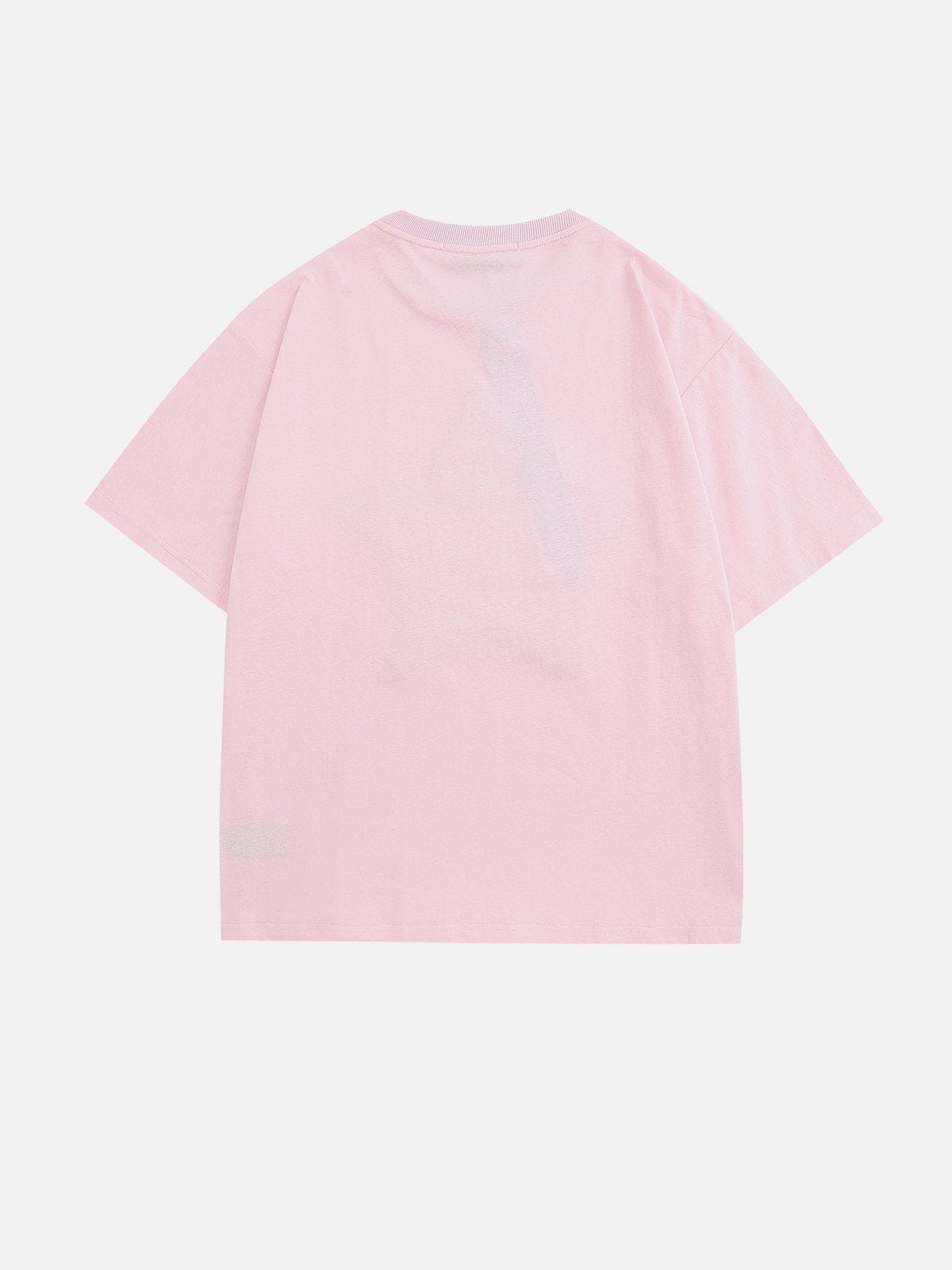 T-Shirt mit beflockter Sternstickerei 