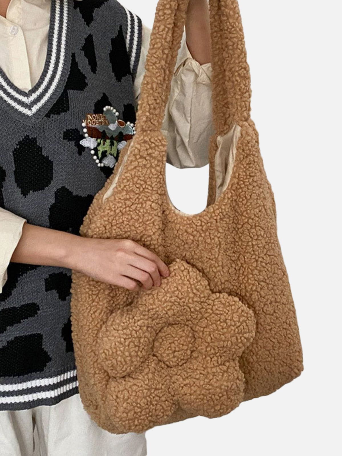 Flower Sherpa Bag