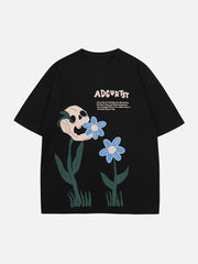 Flowers Print Tee