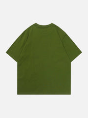 T-Shirt mit Schaumstoff-Dämonenhorn-Print 