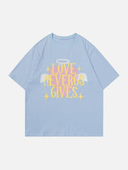 Foam Heart Print Tee