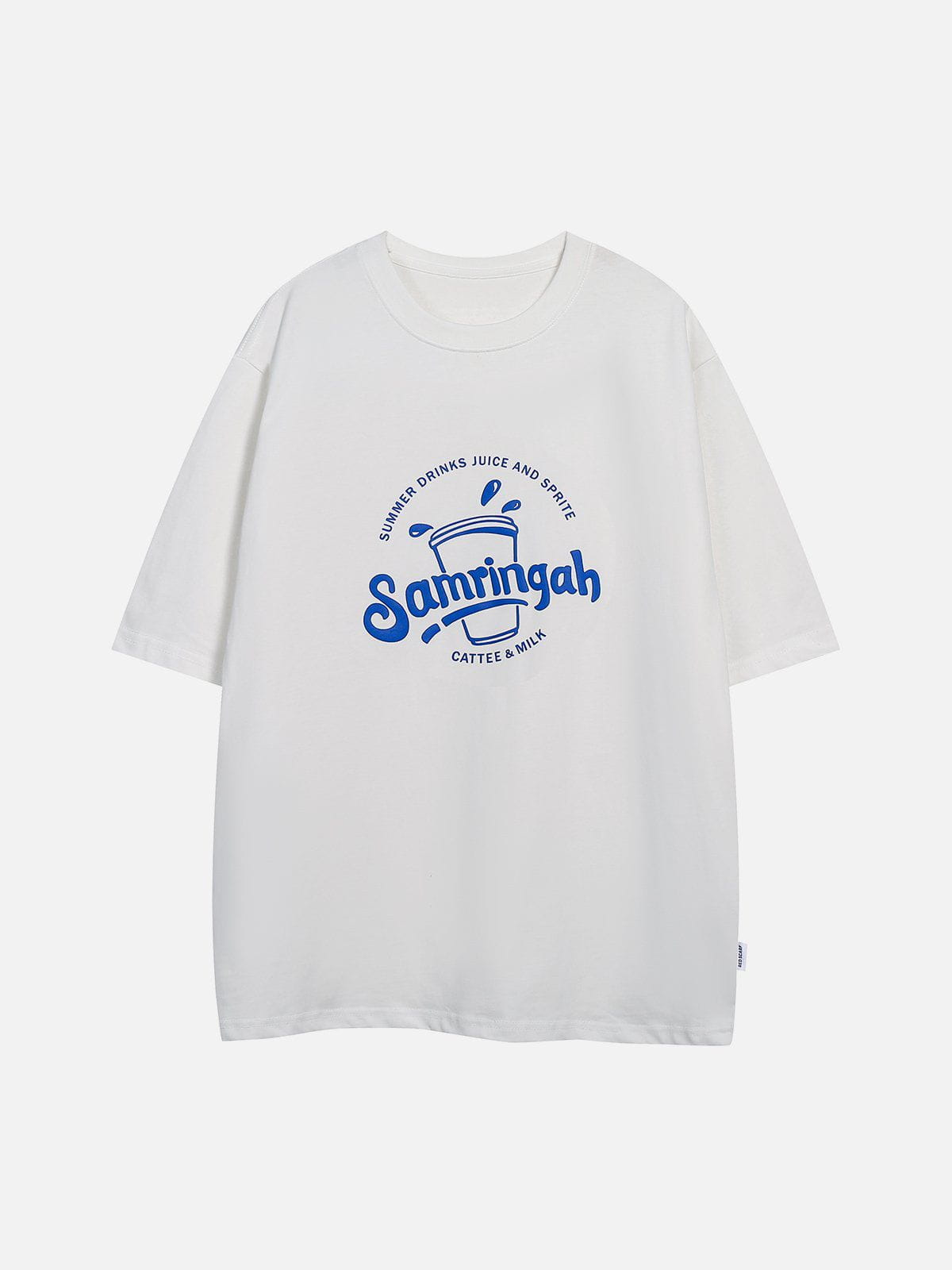 T-Shirt mit Schaumstoff-Buchstaben-Print 