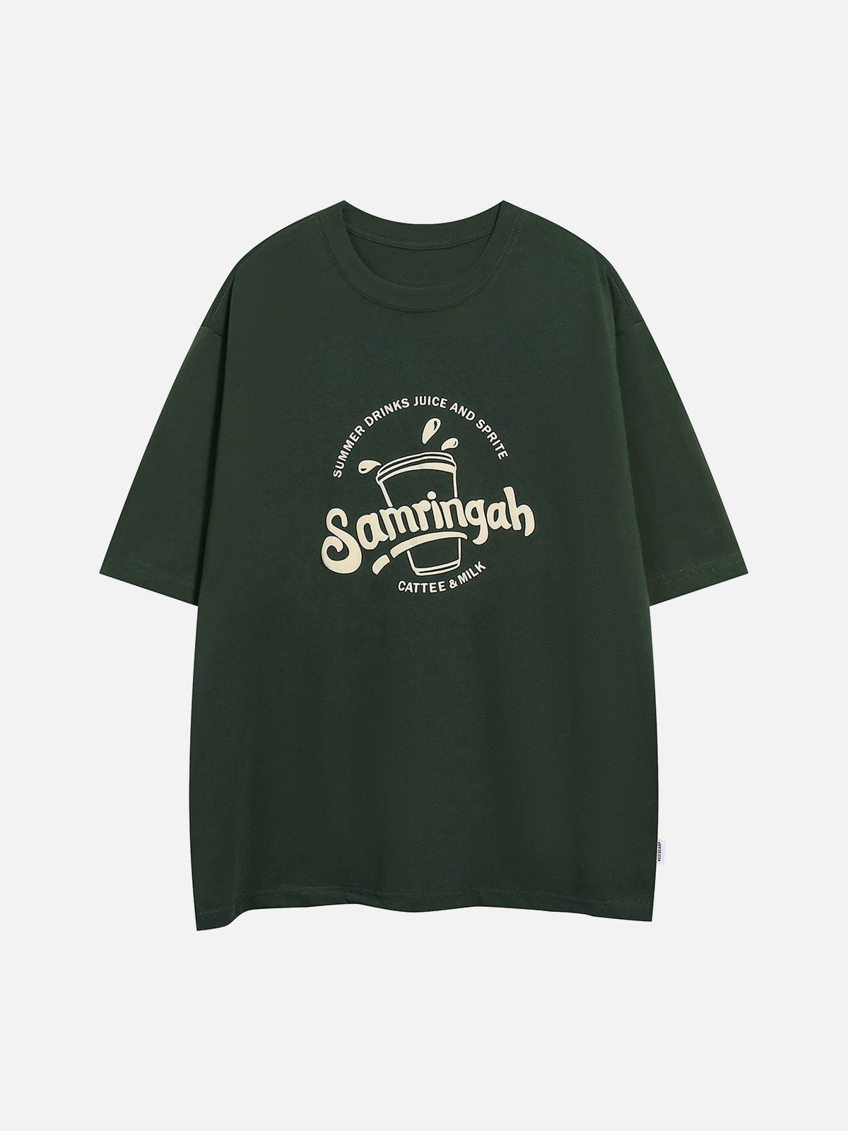 T-Shirt mit Schaumstoff-Buchstaben-Print 