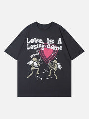 T-Shirt mit Schaumstoff-Aufdruck 