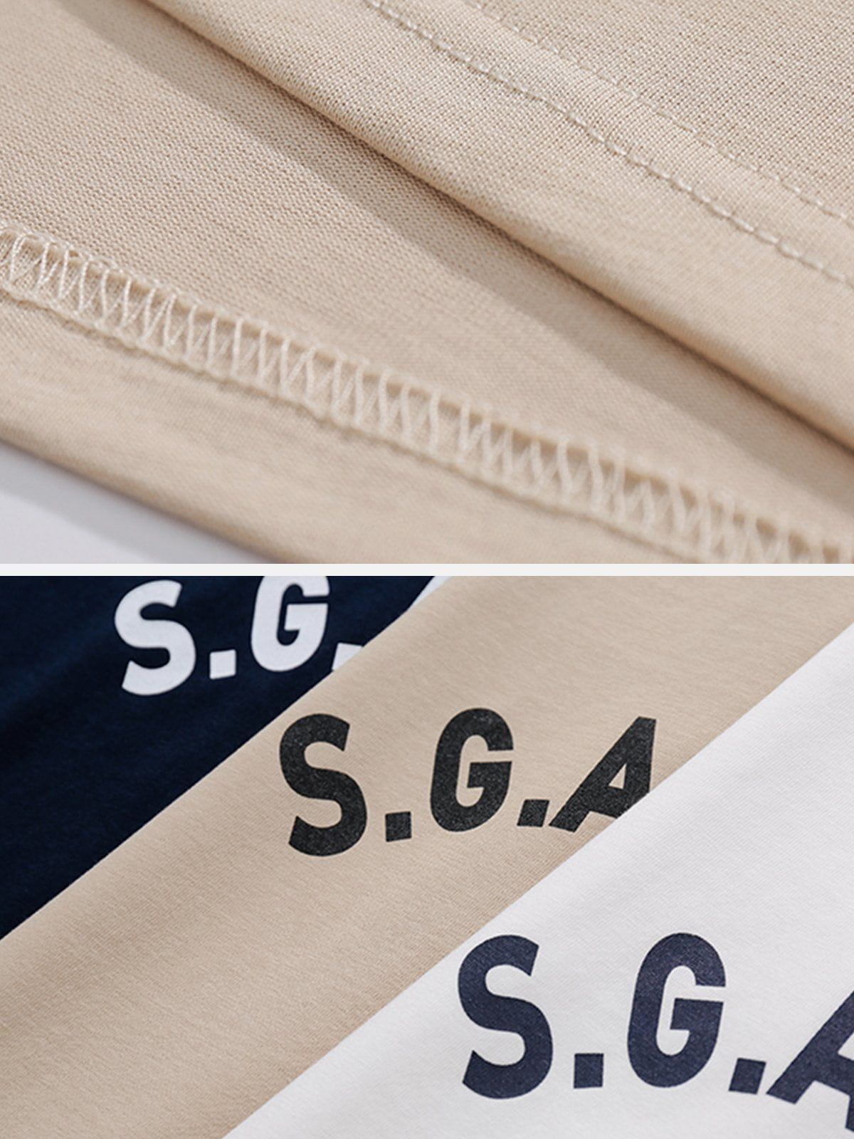 T-Shirt mit Schaumstoff-Aufdruck und Buchstaben 