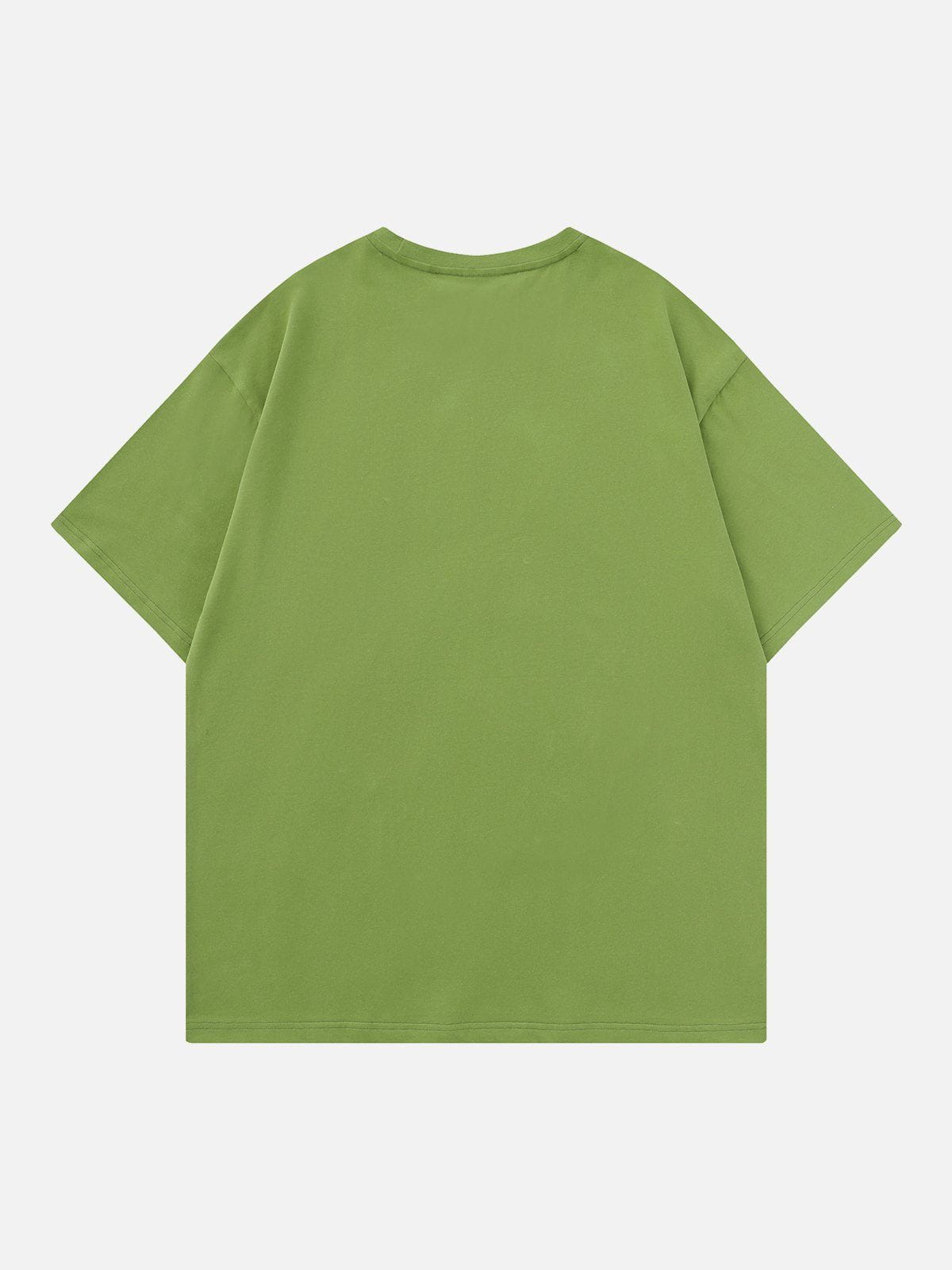 Kaninchen-T-Shirt mit Schaumstoffdruck 