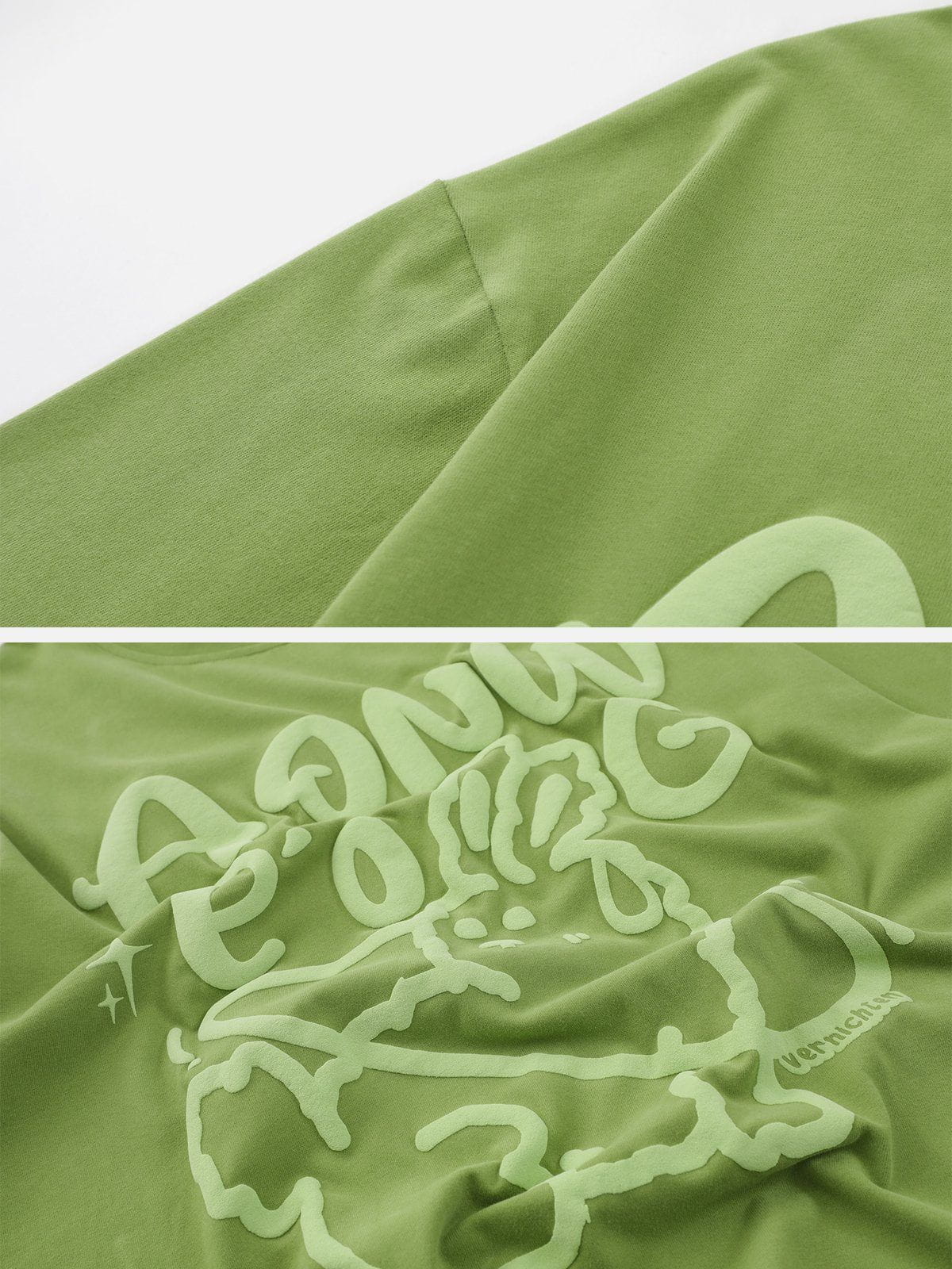 Kaninchen-T-Shirt mit Schaumstoffdruck 