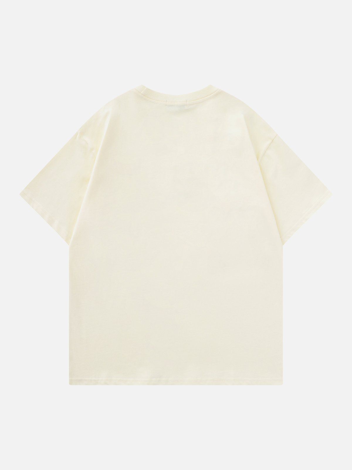 T-Shirt mit Schaumdruck und Sternen 