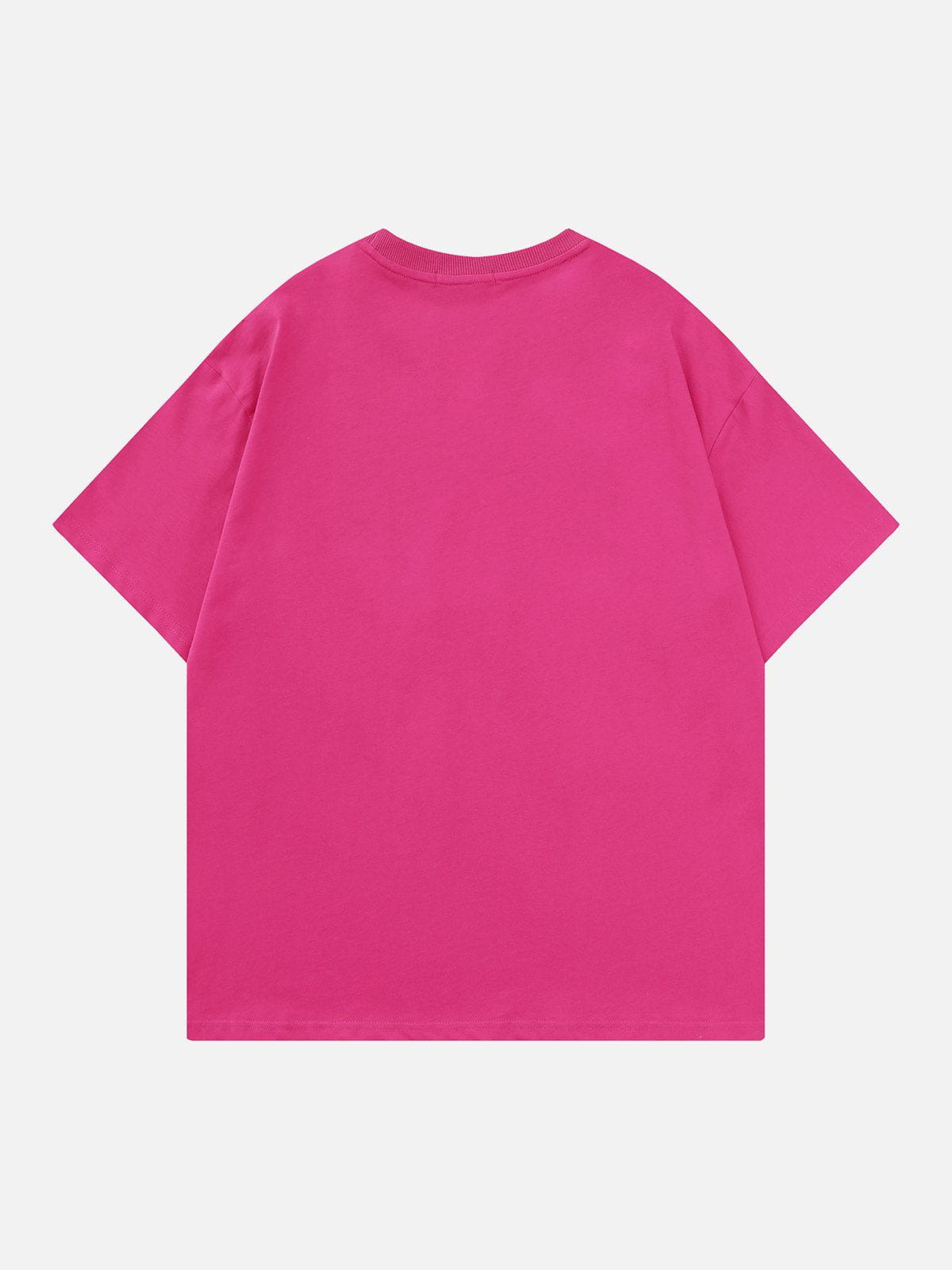T-Shirt mit Schaumdruck und Sternen 