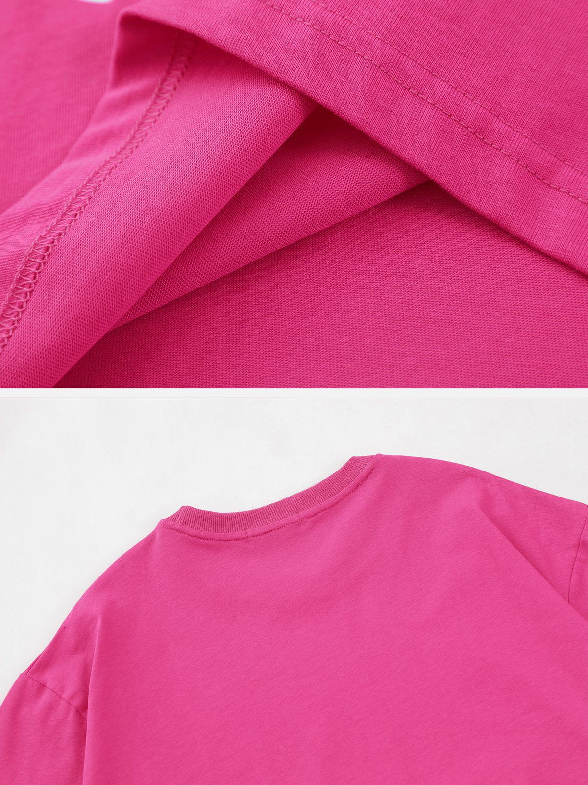 T-Shirt mit Schaumdruck und Sternen 