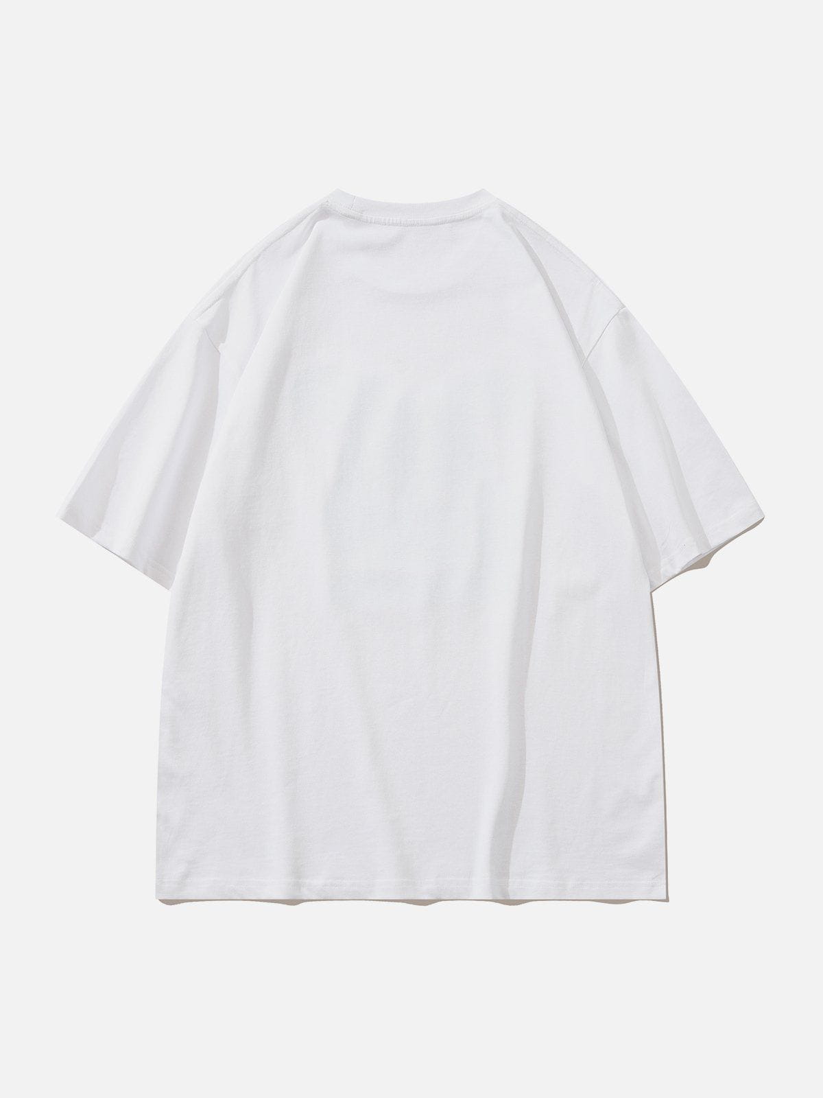T-Shirt mit Schaumstoff-Kaninchen-Print 