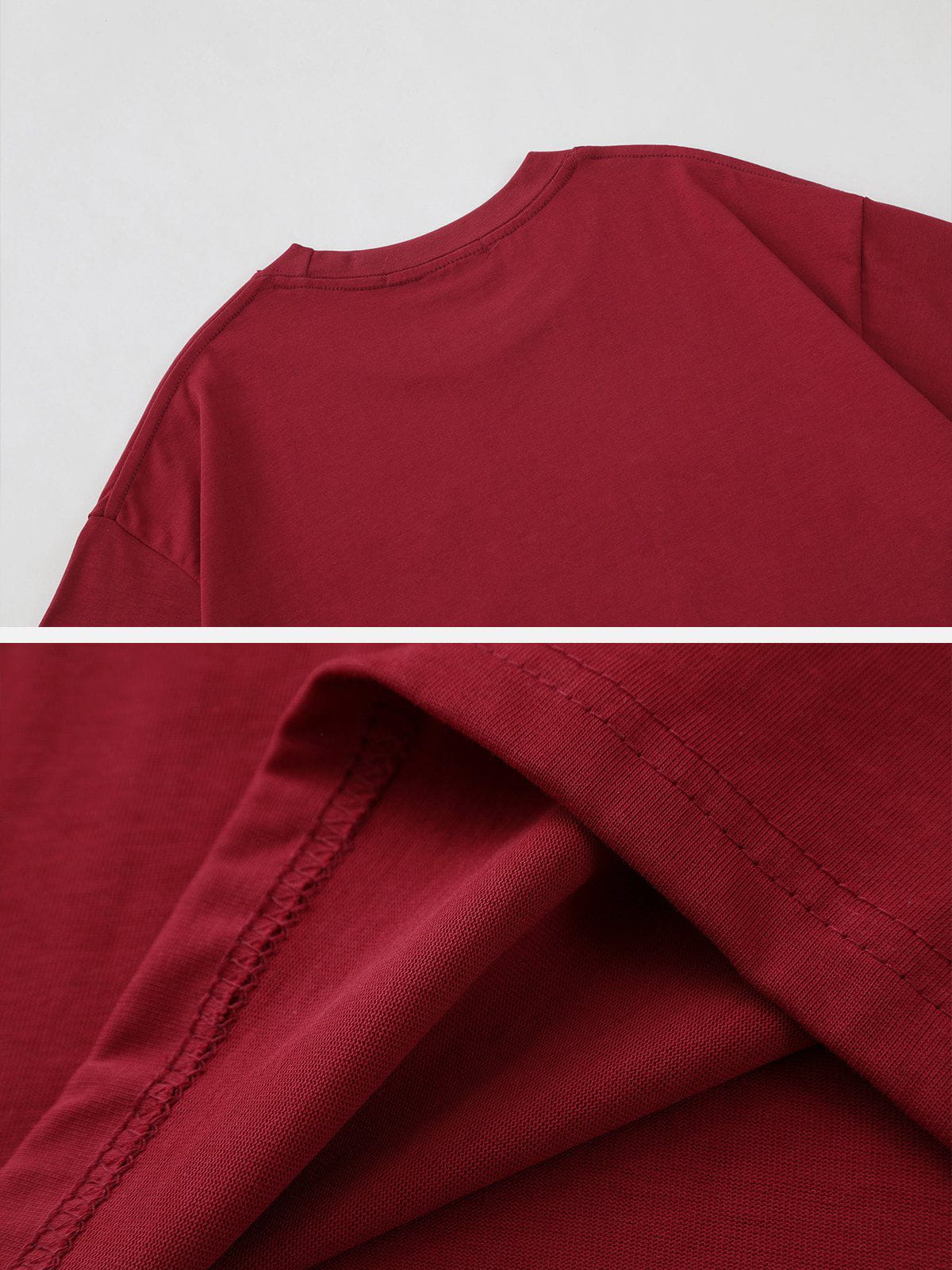 T-Shirt mit Buchstaben-Print aus Schaumstoff 