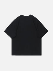 T-Shirt mit Schaumstoff-Stern-Aufdruck 
