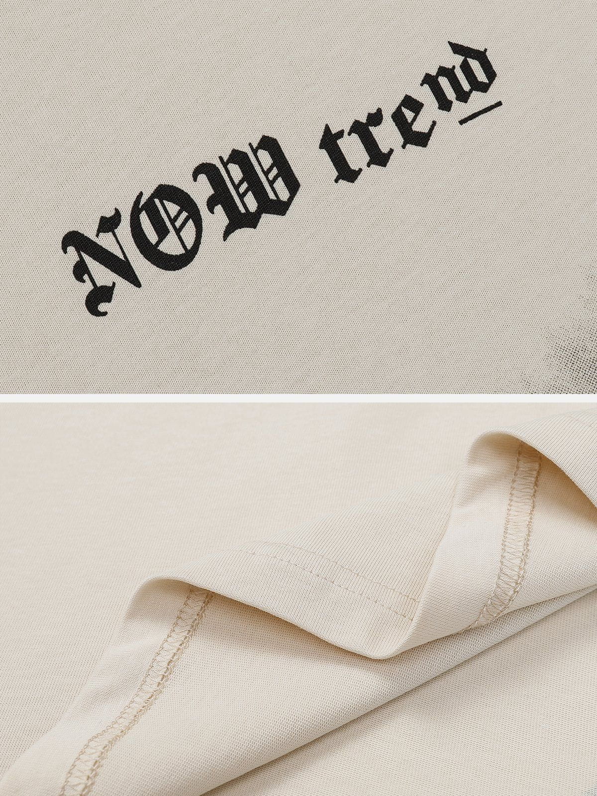 T-Shirt mit Wald-Tintenstrahldruck 