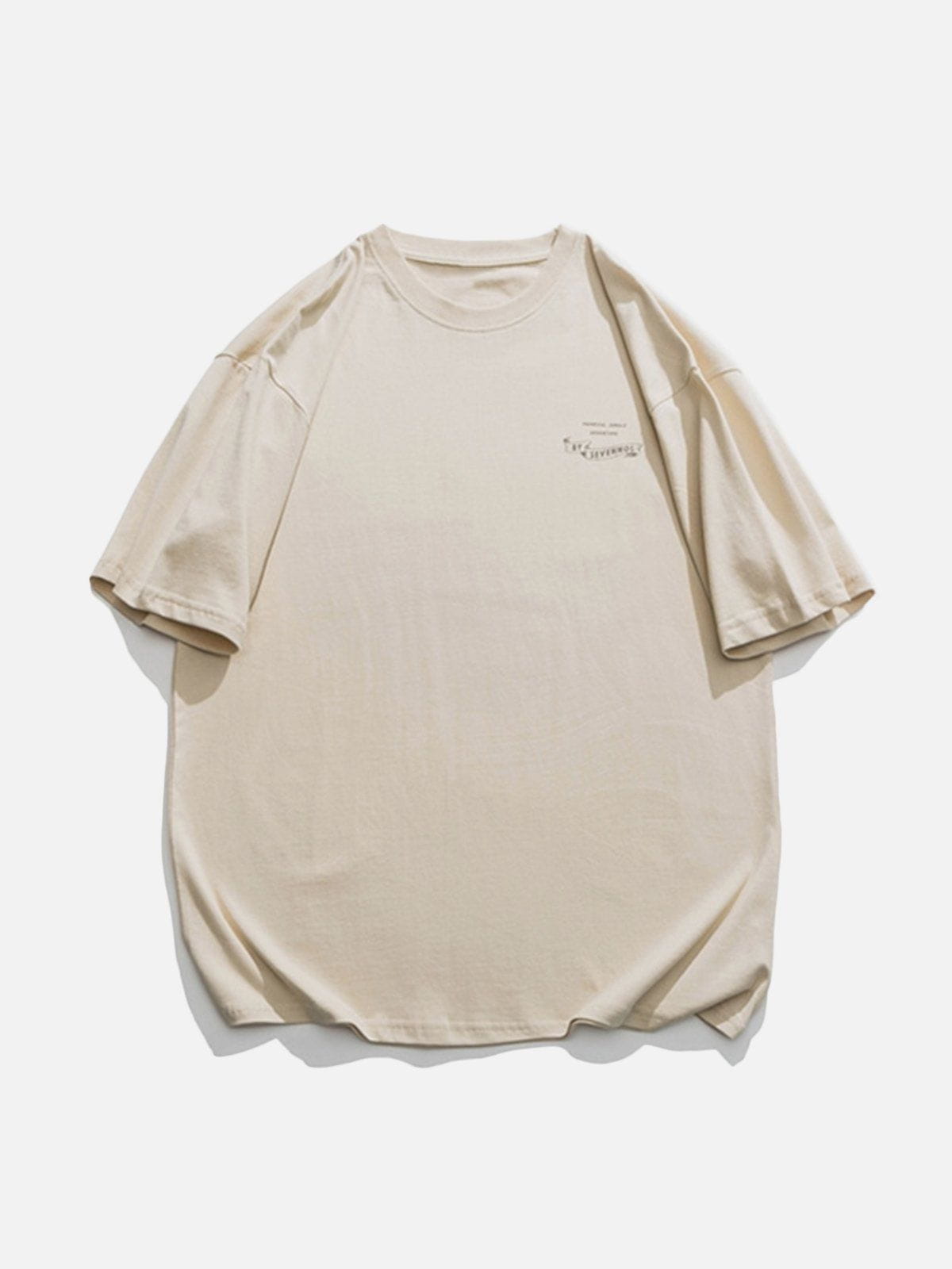 T-Shirt mit Wald- und Berg-Print 