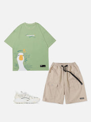 T-Shirt mit Formel-Enten-Grafik 