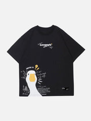 T-Shirt mit Formel-Enten-Grafik 