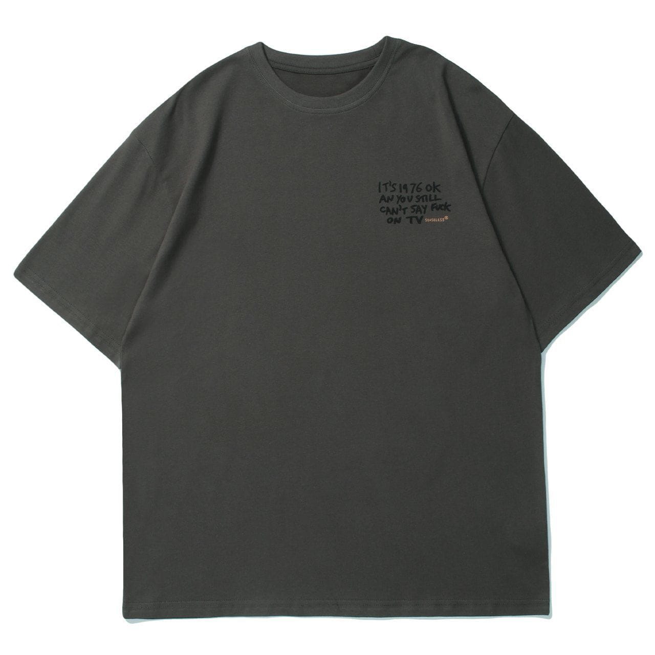Baumwoll-T-Shirt mit lustigem Häschen-Print 