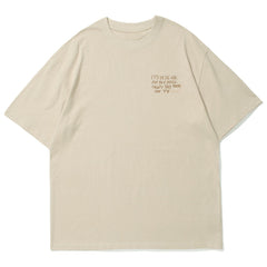 Baumwoll-T-Shirt mit lustigem Häschen-Print 