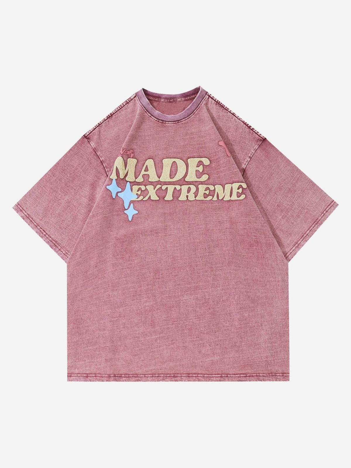 T-shirt amusant avec imprimé en mousse de dessin animé 