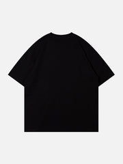 Lustiges T-Shirt mit Totenkopf-Print 
